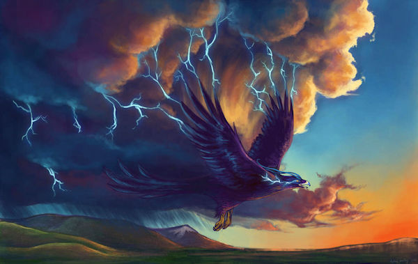 The Great Thunderbird by Selladorra