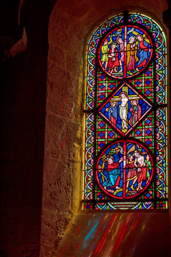 stained glass by Michel Grolet
