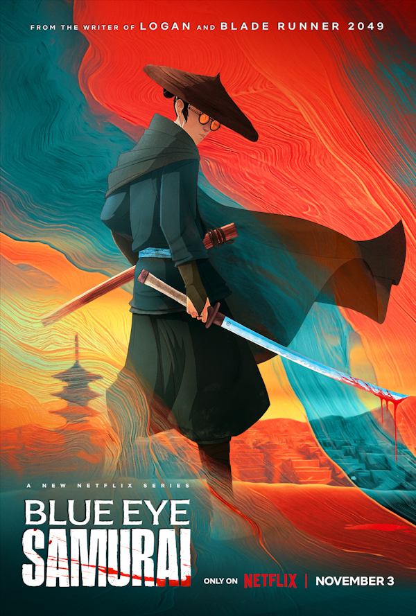Blue Eye Samurai (poster)