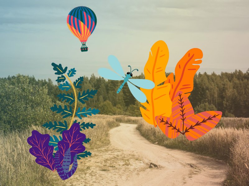 Sandy Road by Egor Vikhrev (detail with graphics)