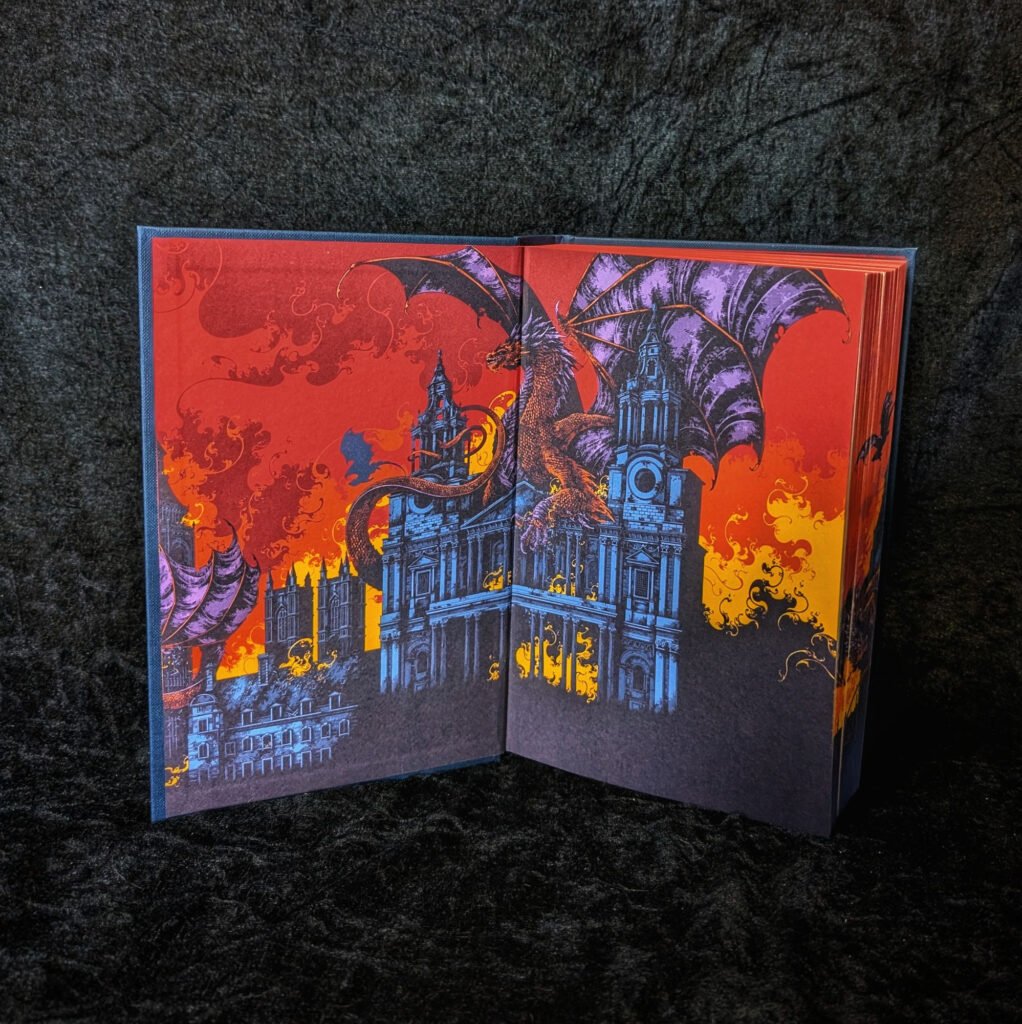 A Language of Dragons by S. F. Williamson cover end paper