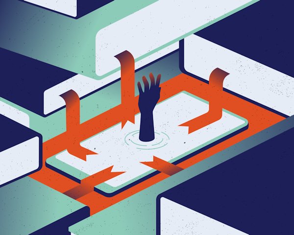 drowning online by Yusuf Saibani (detail)