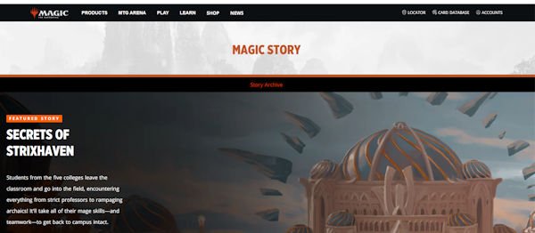 MtG Story (website)