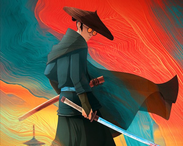 Blue Eye Samurai (poster detail)