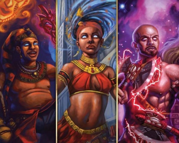 Orishas Among Mortals (detail)