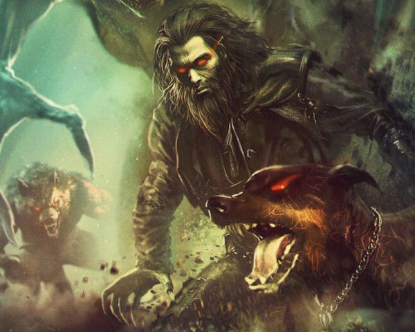 The Pilgrims of the Damned (detail)