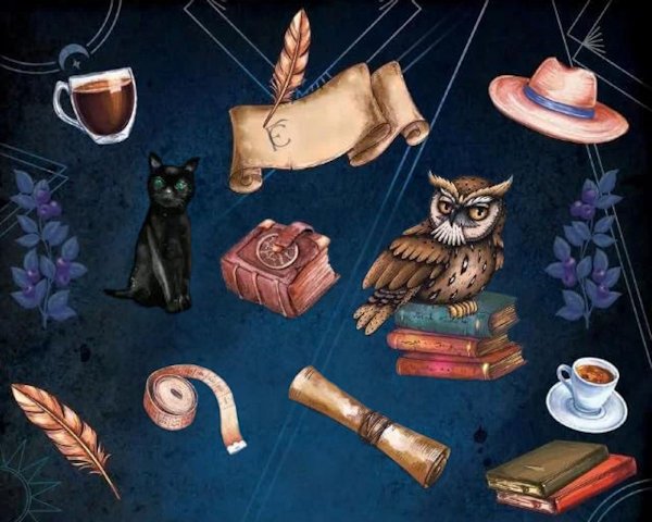 Charms, Charts, and Conspiracies (detail)