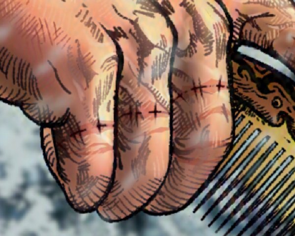 Scars Around Her Fingers (cover reveal detail)